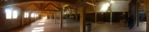 Vue panoramique de la grande grange